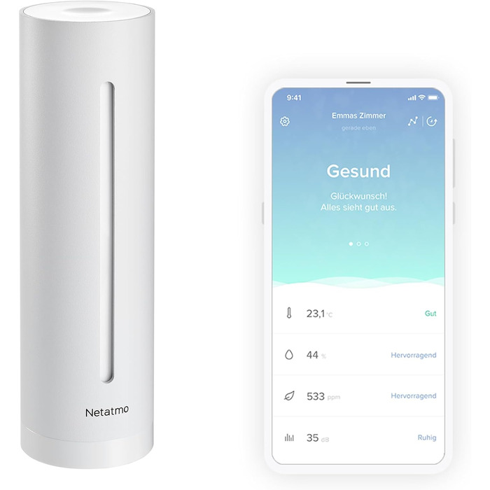 Netatmo Home Coach - монітор якості повітря в приміщенні, NHC-DE (лімітована серія)