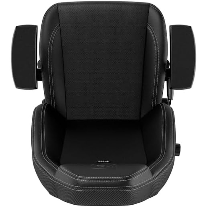 Ігрове крісло noblechairs Legend Silver Edition: ергономічний офісний стілець зі штучної шкіри PU, підтримкою попереку, 4D-підлокітниками та алюмінієвою основою, до 150 кг
