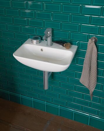 Змішувач для ванної кімнати Duravit B.1, висота виливу 110 мм, керамічна картридж, хром (без зливного механізму)