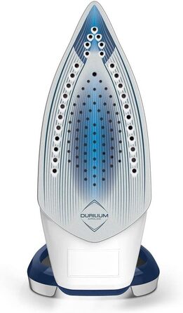Праска Calor Ultragliss Plus 2800 Вт, парова, 50 г/хв, паровий удар 260 г/хв, антипригарна підошва, вертикальне відпарювання, автоматичний пар, синьо-срібляста, преміум