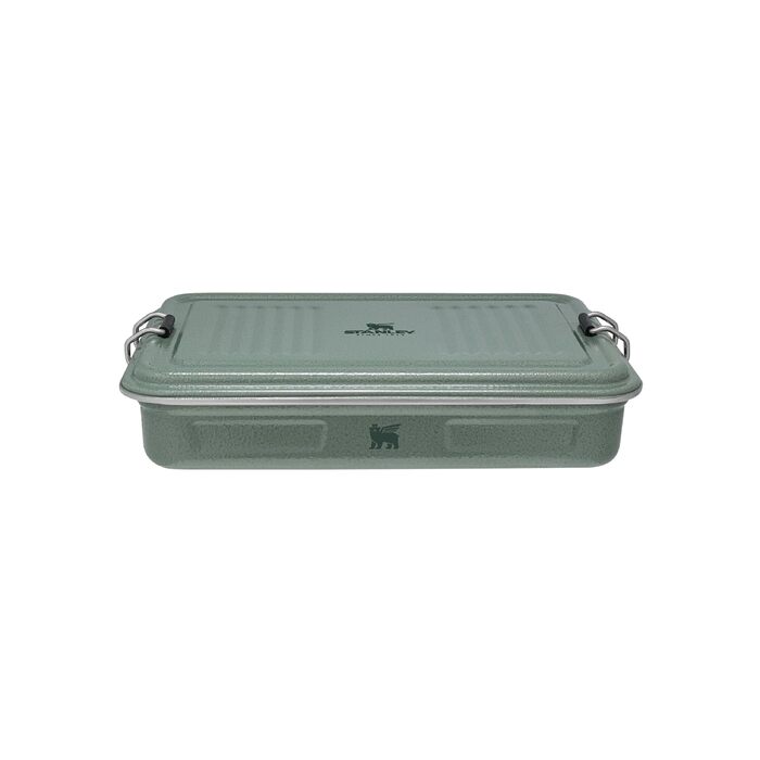 Ланчбокс зі сталі Stanley Classic 1.2L Hammertone Green — герметичний контейнер для їжі з нержавіючої сталі, BPA-free