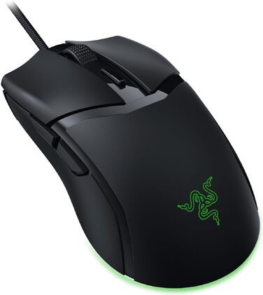 Ігрова миша Razer Cobra — легка дротова миша з Chroma RGB, оптичними перемикачами 3-го покоління, вага 57 г, чорна