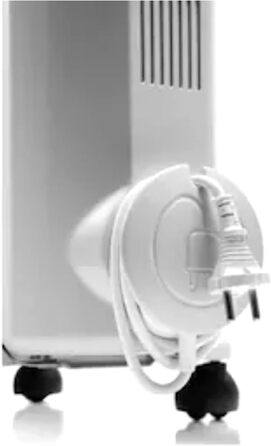 Масляний радіатор De'Longhi Radia S EasyTronic (TRRSE1225) з електронним керуванням, 12 секцій, для приміщень до 75 м³, енергоощадний режим