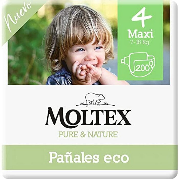 Екологічні підгузки Moltex Pure & Nature, розмір 1 (2-5 кг), 88 шт