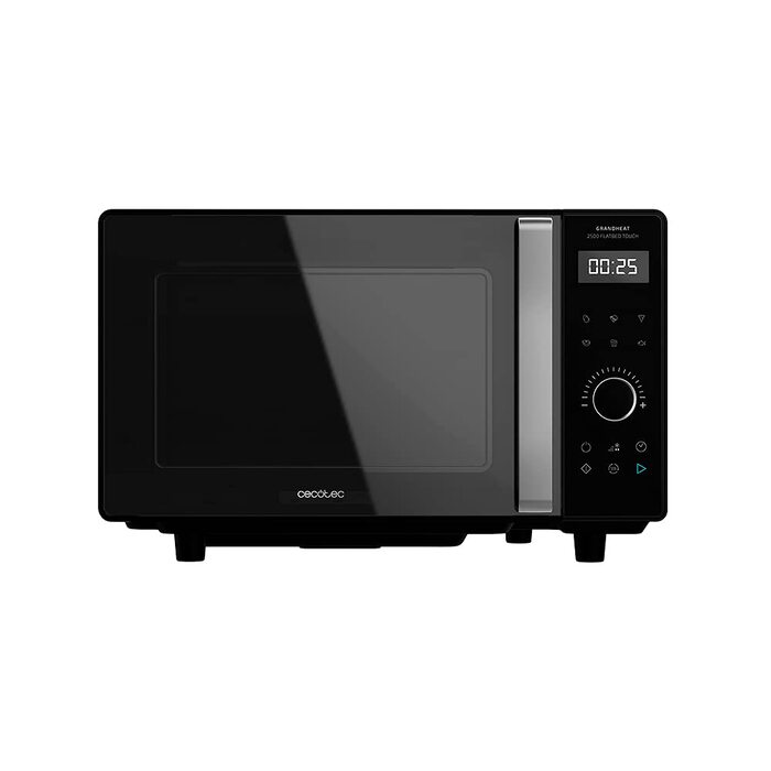 Мікрохвильова піч Cecotec GrandHeat 2500 Flatbed Touch White 800 Вт, 25 л, сенсорне керування, 8 програм, таймер