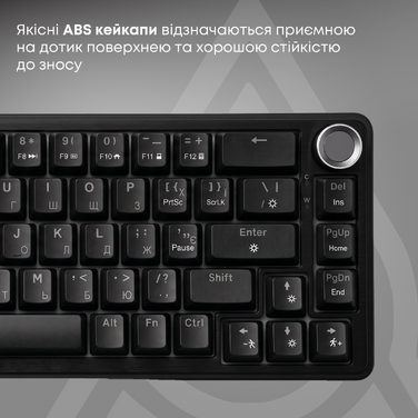 Дротова механічна клавіатура Ajazz AK690 Peach Mist Switch (AK690-PM-W)