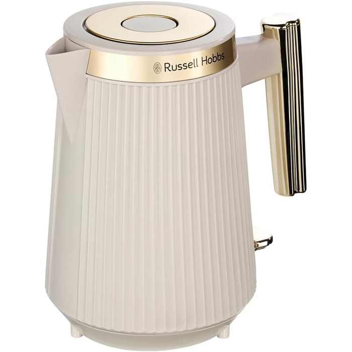 Електричний чайник Russell Hobbs Brontë Stone 1.7L, 2400W з матовим дизайном та золотистими акцентами