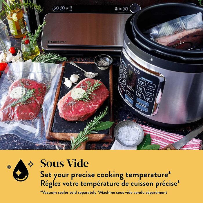 Мультиварка Crockpot Turbo Express 14-в-1, 5,6 л, скороварка, пароварка, шеф-гарячий, для 6+ осіб, модель CSC062X