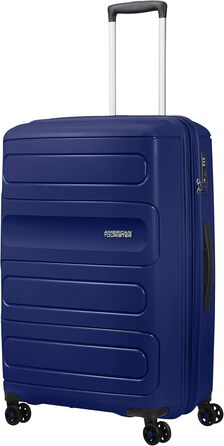 Валіза American Tourister Sunside Spinner L, розширювана, 77 см, 106/118 л, синя (Dark Navy)
