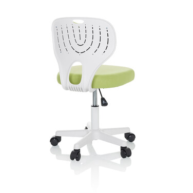 Дитячий стілець для письмового столу KIDDY TOP W, оббивка тканина, зелений, hjh OFFICE