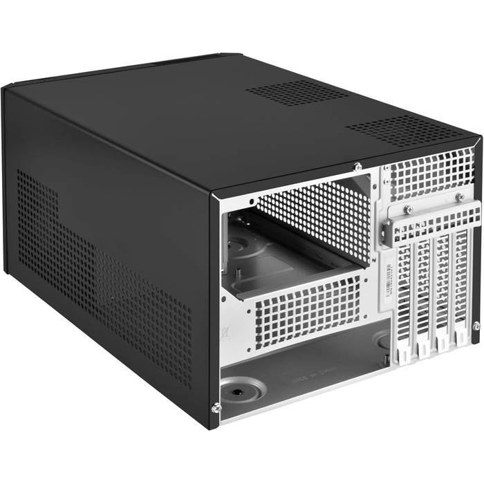 Комп'ютерний корпус SilverStone SST-SG11B Sugo Micro ATX Cube, чорний