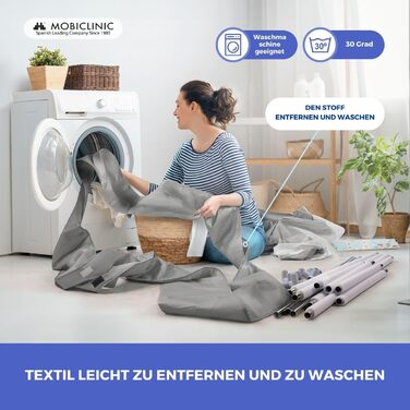 Дитячий манеж Mobiclinic Kids з ігровим килимком, складаний, 125x125 см, з бічним входом, сірий, дихаюча сітка, переносна сумка, без запаху, легко миється, безпечний