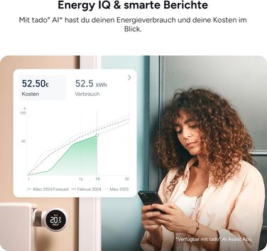 Стартовий набір tado° Starter Kit X: Інтернет-міст Bridge X, 3 розумні радіаторні термостати та бездротовий датчик температури