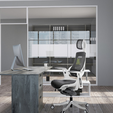 Офісне крісло / поворотне крісло SPEKTRE Net Grey hjh OFFICE