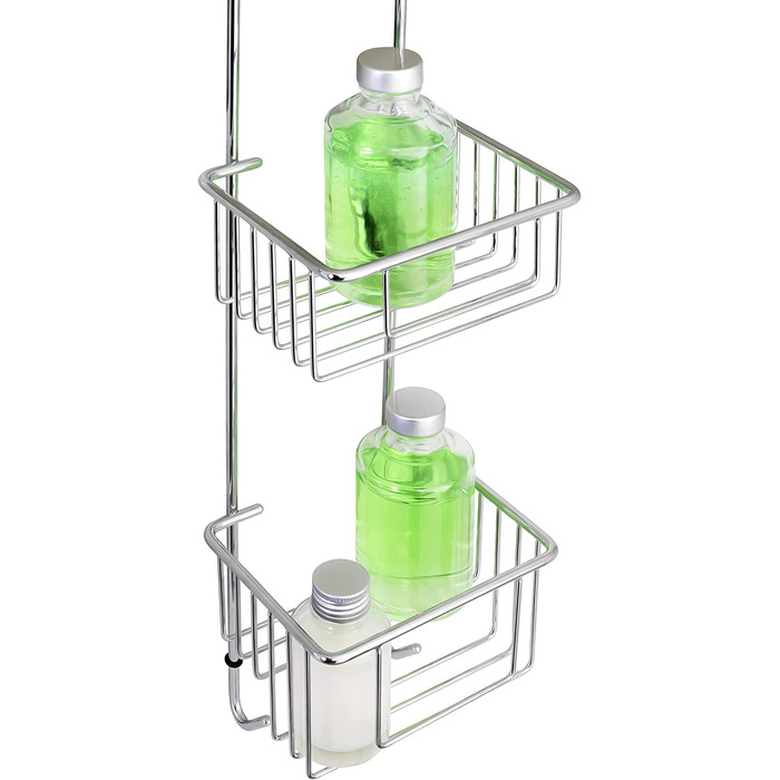 Підвісна полиця для душу Kowald Design, хром, вузька, 68x15x12 см