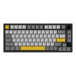 Бездротова механічна клавіатура Ajazz  AK820 PRO 75% Gift Switch Black RGB  (AK820PRO-G-BGY)