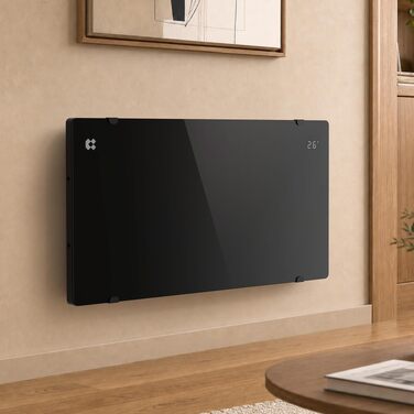 Розумний керамічний обігрівач стін CIARRA Smart WLAN 1000W (CBHX20-B), електричний настінний конвектор з керуванням через Wi-Fi