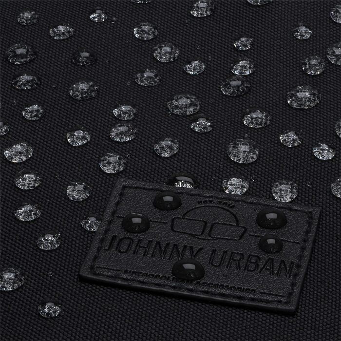 Рюкзак Johnny Urban Luca чорний, водостійкий, універсальний для ноутбука, жінок та чоловіків, для школи, університету, роботи, екологічний дизайн
