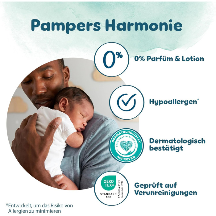 Підгузки Pampers Harmonie розмір 5 (11-16 кг), 152 шт, гіпоалергенні для ніжної шкіри