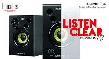 Монітори активні Hercules DJMonitor 32 - 2x15 Вт RMS, для DJ та музикантів