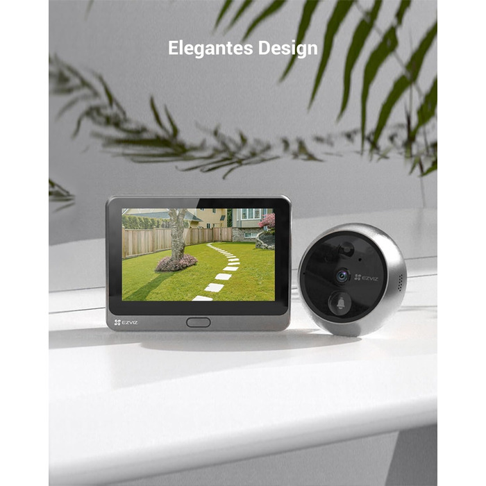 EZVIZ відеодомофон з Wi-Fi, акумулятором 4600 мА·год, 4,3
