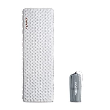 Самонадувний кемпінговий килимок Naturehike Thermal 5.8 R-Value, ультралегкий całрічний туристичний мат для сну, вологостійкий, з сумкою для повітря