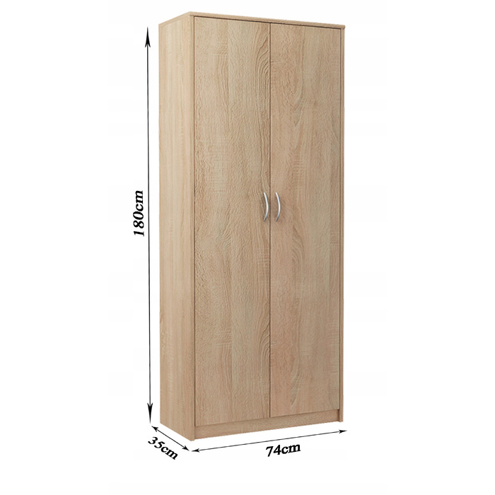 Стелаж Matkam 74 x 180 x 35 см, дуб сонома