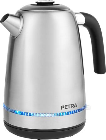 Електрочайник Petra PT5557VDE 1,7 л, 2200 Вт, LED-підсвітка, BPA-free, 360° база, антинакипний фільтр, авто-вимкнення, оглядове вікно