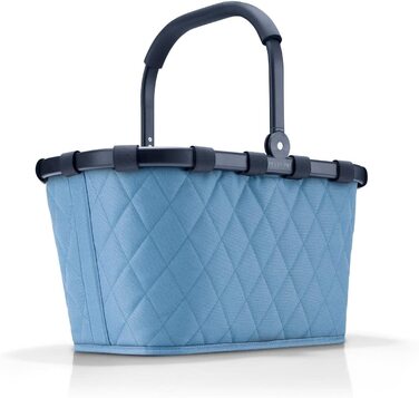 Кошик для покупок Reisenthel Carrybag Rhombus Blue, водовідштовхувальний, міцний, з великою місткістю та внутрішньою кишенею