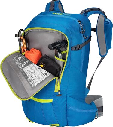 Рюкзак Jack Wolfskin Alpspitze Pack 32L Blue Pacific для сноуборду, туристичний, синій