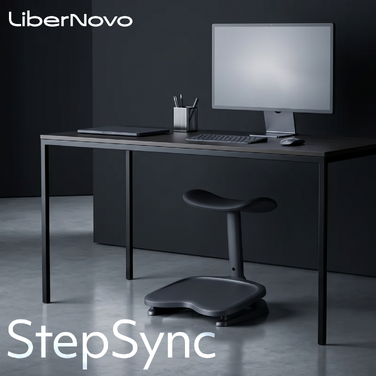 Ергономічна підставка для ніг LiberNovo StepSync Footrest Graphite Omni Pro