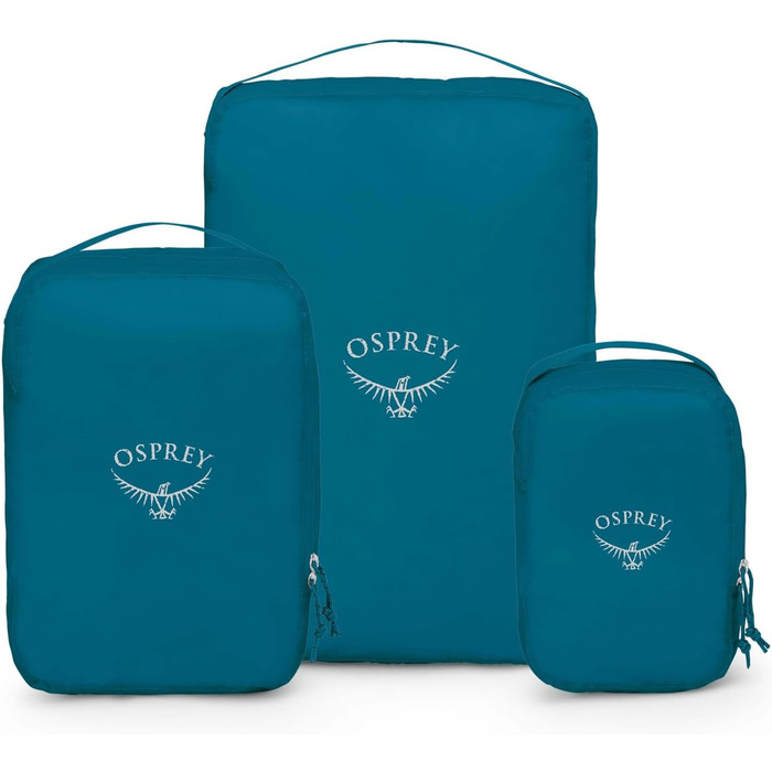 Набір компресійних органайзерів для одягу Osprey Ultralight Packwürfel, Waterfront Blue (3 шт.)