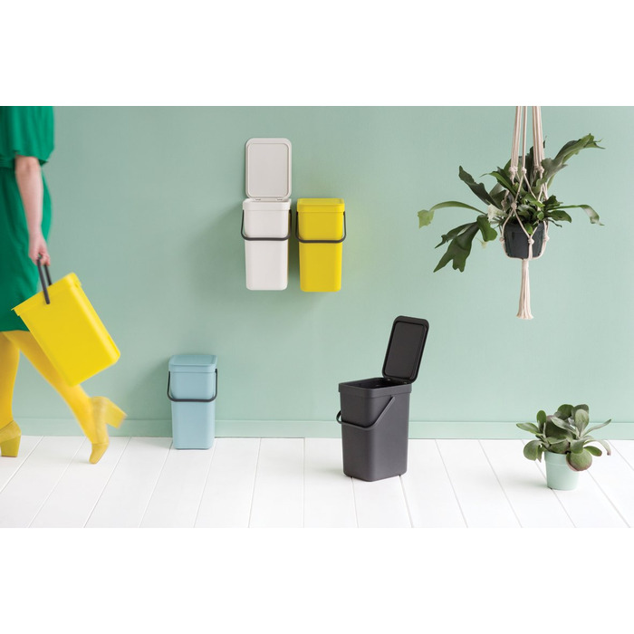 Контейнер для сміття сірий 12 л Sort&Go Brabantia