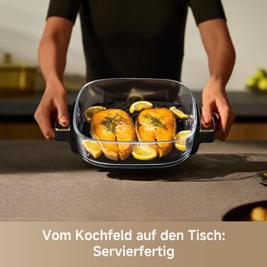 Аерофритюрниця Mova AeroChef AF20 Pro, 9 л, дві зони приготування, SyncFinish, 2700 Вт, діапазон 40-230 °C, конвекційний підігрів