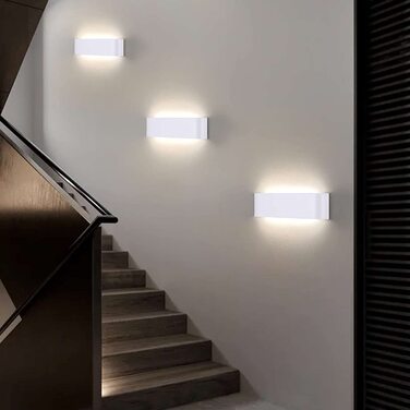 Світильник настінний Lightess 16Вт LED, білий, IP44, нейтральне світло, для коридору, вітальні, спальні, сучасний дизайн