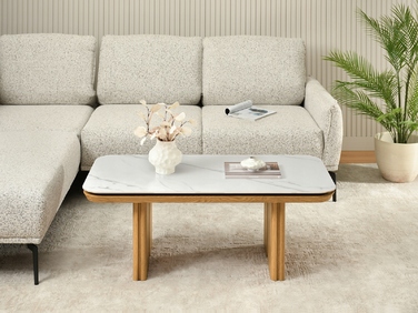Журнальний стіл Mebel-Partner прямокутний, 110 x 60 x 45,5 см, дуб