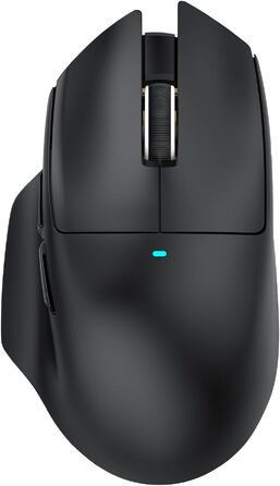 Ігрова миша Attack Shark V6 Superlight 65г з магнітною док-станцією, сенсор PixArt PAW3311, 25000 DPI, 500 mAh, три режими підключення (BT/Wireless/Wired), ергономічна, чорна
