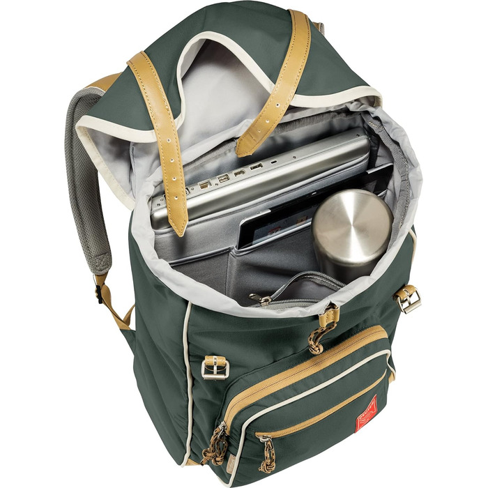 Рюкзак Deuter Innsbruck Vintage 22 л, міський, зелено-коричневий