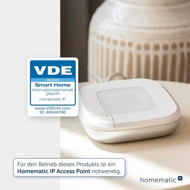 Homematic IP Актор поливу антрацит, розумний дім, керування через додаток, інтелектуальний контролер поливу саду
