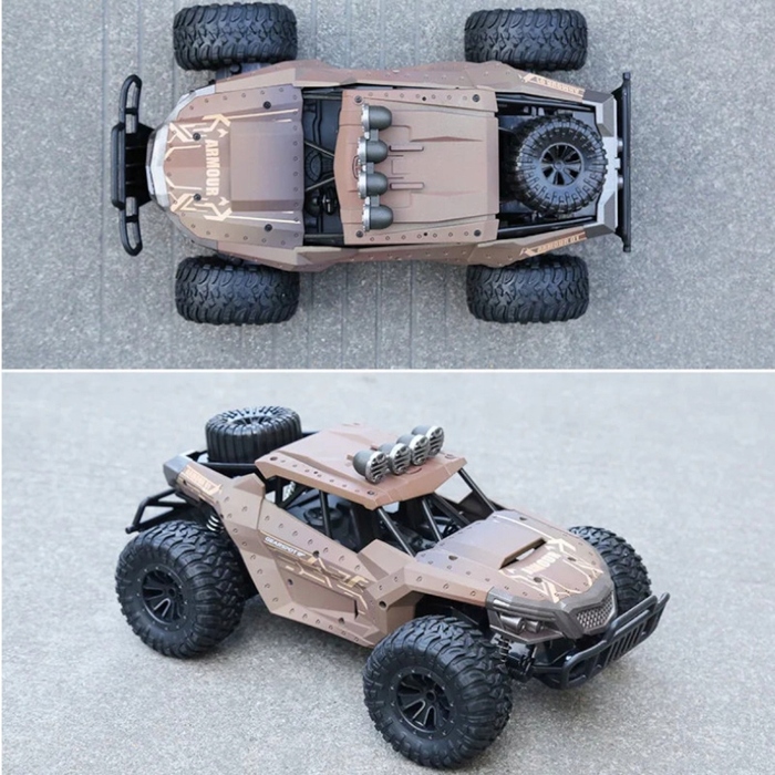 Радіокерований всюдихід ACR, коричневий, масштаб 1:16, дальність керування до 50 м