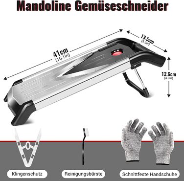 Машинка для нарізання овочів Mastertop Mandoline 5-в-1 з нержавіючої сталі, регульована, для гуркових скибочок, універсальна кухонна тертка, кухонні гаджети