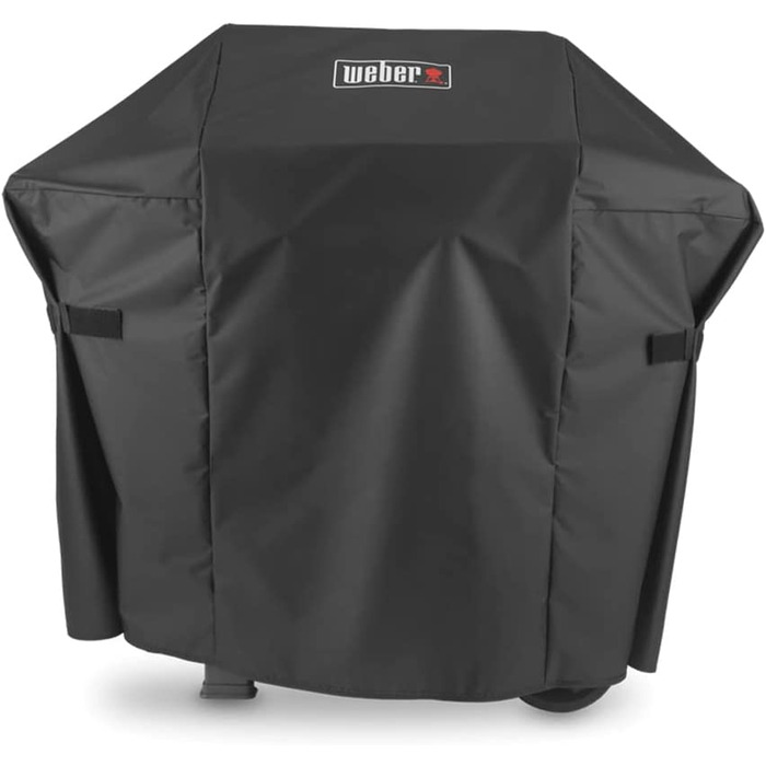 Преміум чохол для гриля Weber Spirit/Spirit II 200, водонепроникний, захист від УФ, дихаючий, з липучкою, чорний