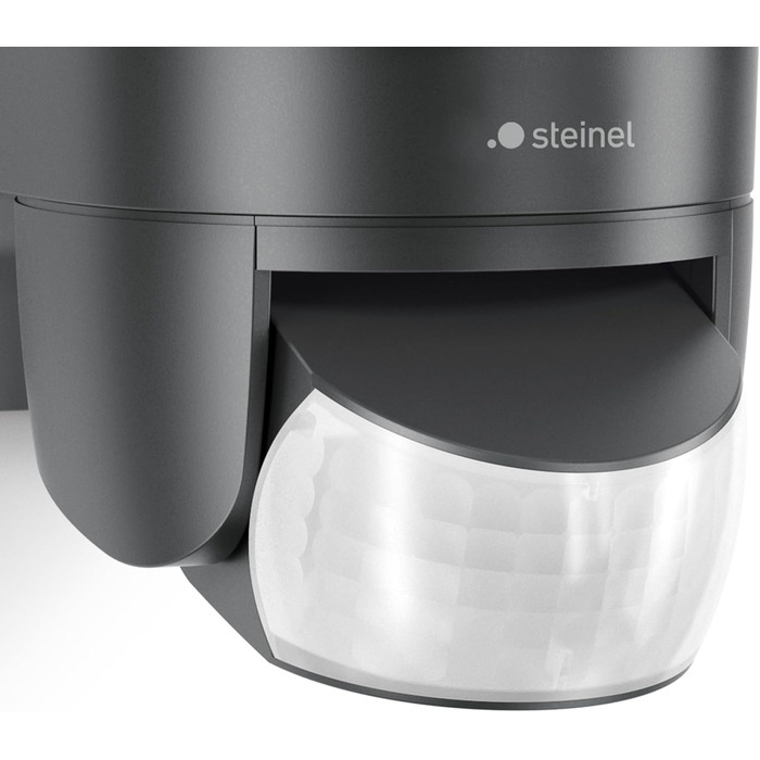 Світлодіодний прожектор з датчиком руху Steinel XLED Home 2 S, 13.7 Вт, 1550 Лм, кут огляду 180°, дальність 10 м, поворотний, для вулиці, графітовий