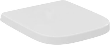 Унітазне сидіння Ideal Standard i.life S з мікроліфтом, біле, Soft Close