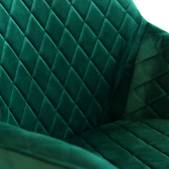 Стілець обідній ELVERUM Velvet Green hjh LIVING