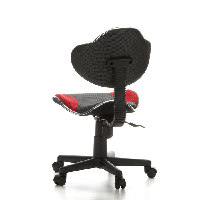 Дитяче крісло для письмового столу KIDDY GTI-2, тканина, сірий/червоний, hjh OFFICE