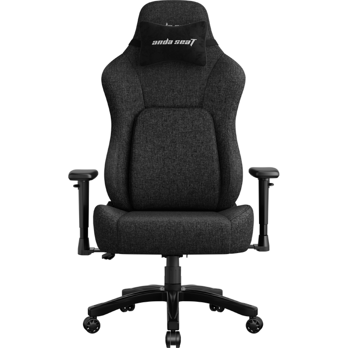 Крісло геймерське ігрове Anda Seat Phantom 4 L до 90 кг Black Fabric (AD18YSD-72-B-F-B01)