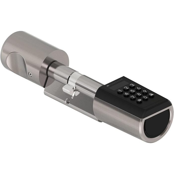 VisorTech електронний дверний циліндр-замок із Bluetooth, додатком та IP65, смарт-ключ, транспондер
