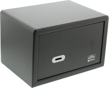 Сейф Burg-Wächter PointSafe P 1 S з двома ключами, для меблів, чорний, 180x280x200 мм, монтаж на стіну та підлогу