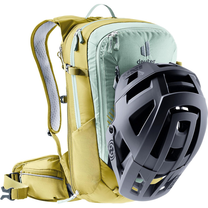 Жіночий велосипедний рюкзак Deuter Compact EXP 12 SL 12 л, блакитний/лаймовий